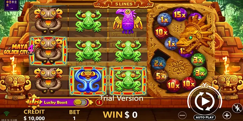 Maya Golden City 4 có tỷ lệ trúng thưởng cao